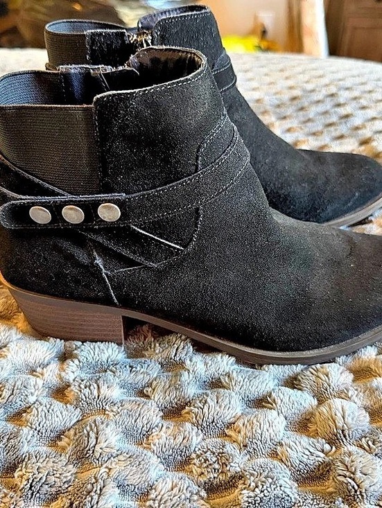 Kensie Shoes - Kensie Gemmy Black Ankle Boots